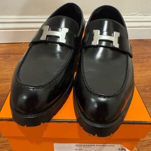 Hermes Faubourg Loafers